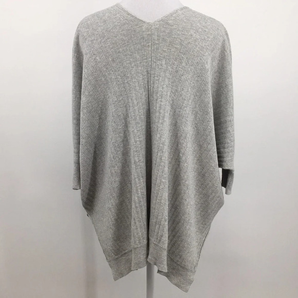 Cabi Sweater Womens XS Gray Watson Oversized Cotton Pullover Dolman Sleeve‎ - Picture 5 of 15